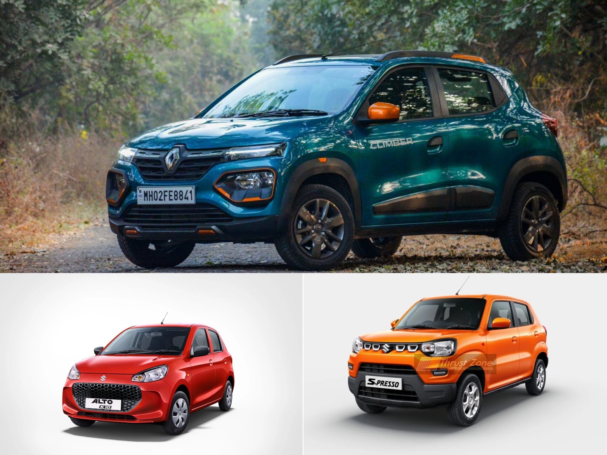 Maruti Alto Vs Renault Kwid Vs Maruti S Presso Specification