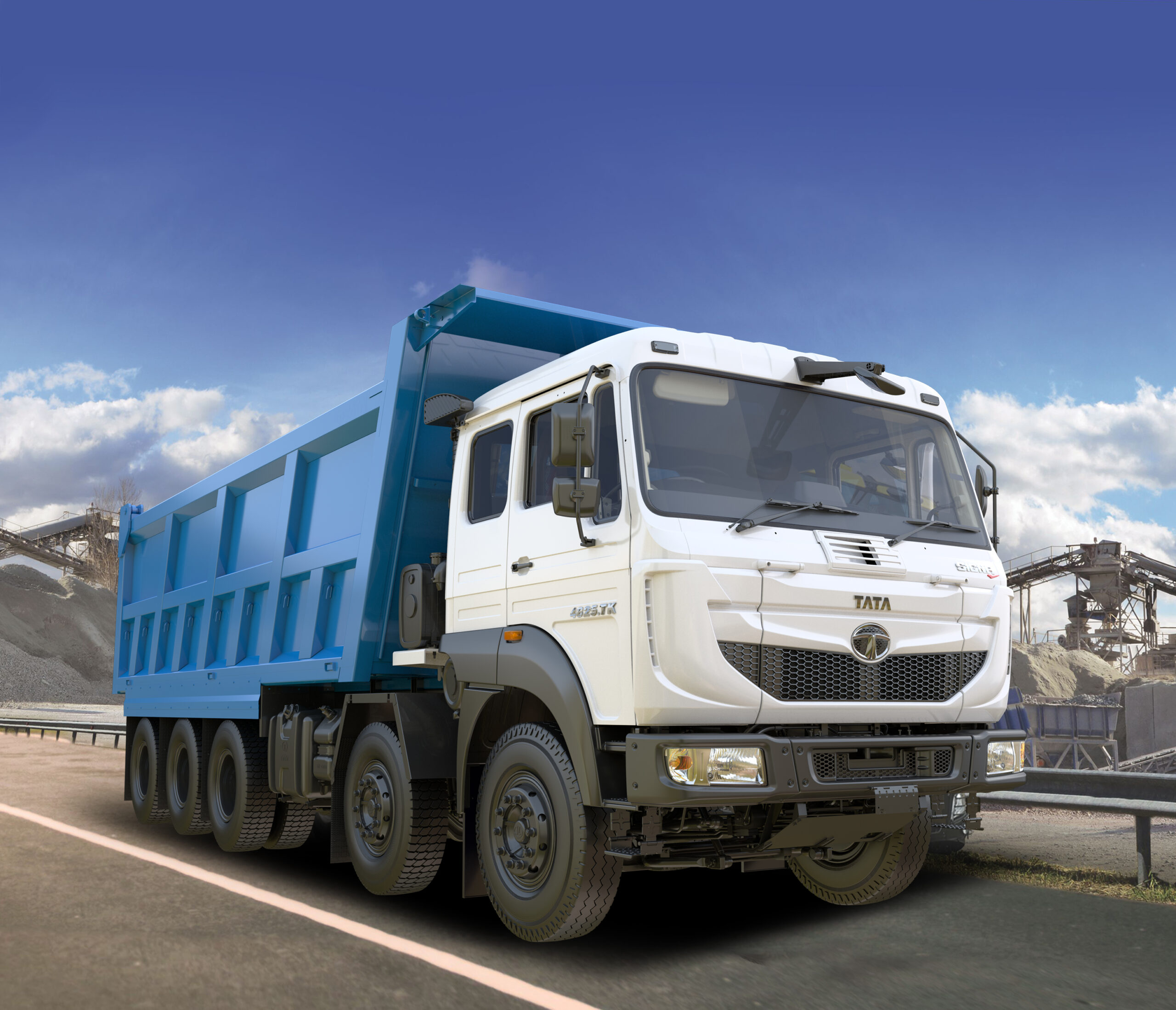 Tata Signa 4825tk Launched 475 Tonne Multi Axle Tipper Truck