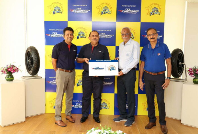 TVS Eurogrip Sponsors Chennai Super Kings For 3 Years!