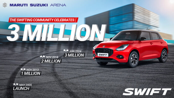 Maruti Suzuki Swift Sales Reach 30 Lakh Units Since 2005!