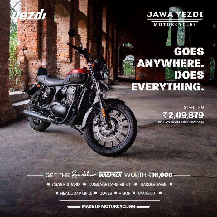 2024 Yezdi Roadster Trail Pack Launched Worth Rs 16,000