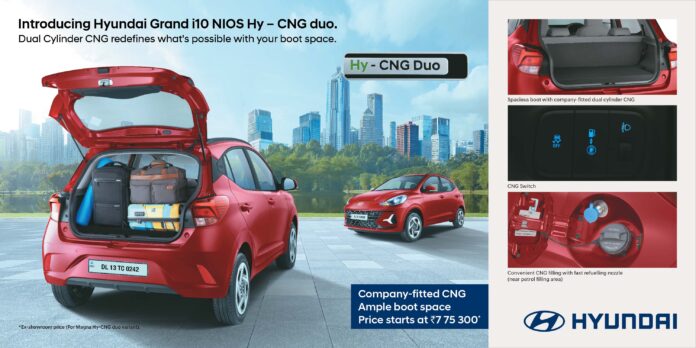 Image_Hyundai Motor India Limited Launches Grand i10 NIOS Hy-CNG Duo