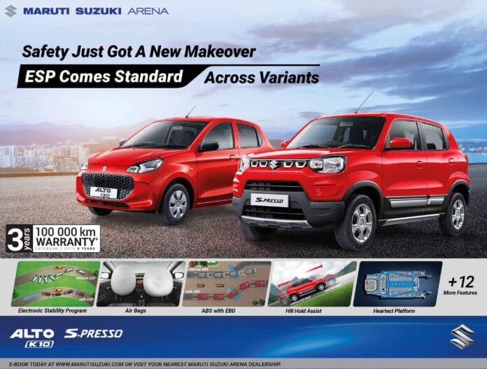 Media Release_Maruti Suzuki offers Electronic Stability Program as standard safety feature in Alto K10 and S-Presso