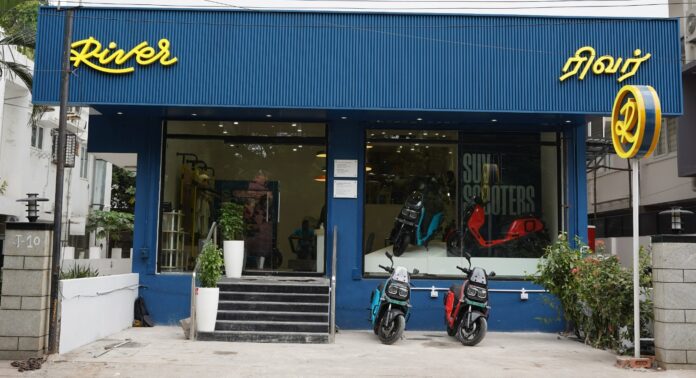 River indie scooters showroom