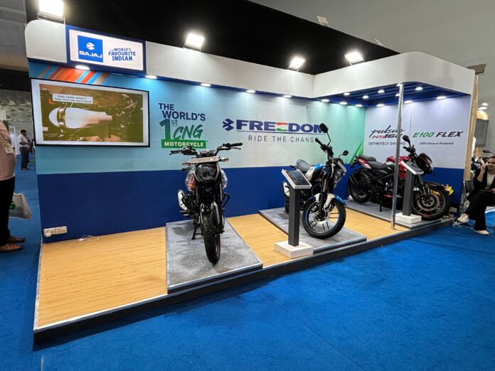 Bajaj NS 160 E100 Revealed At India Bio-Energy & Tech!