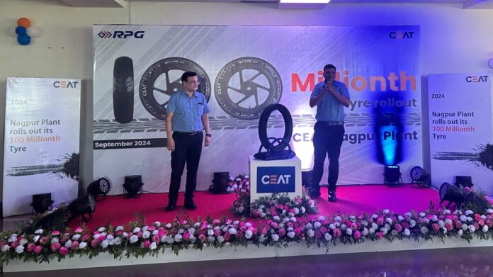 CEAT Nagpur-100 millionth tyre