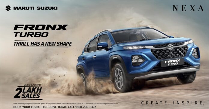 Additionally, there has been a significant surge in demand for the FRONX Turbo variant