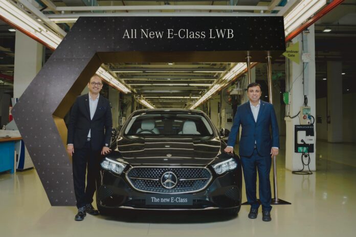 Mercedes-Benz starts production of the much-awaited Sixth Generation Long Wheelbase E-Class in India, ahead of its market debut_1