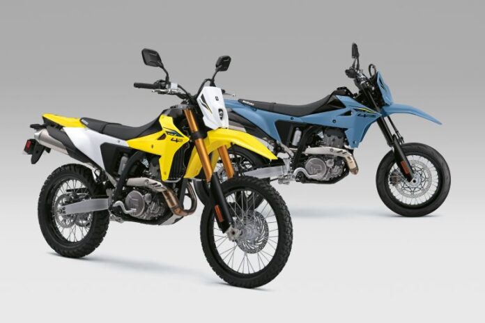 Suzuki DR-Z4S and DR-Z4SM Are 400cc Four Stroke Legal Motorcycles! (1)