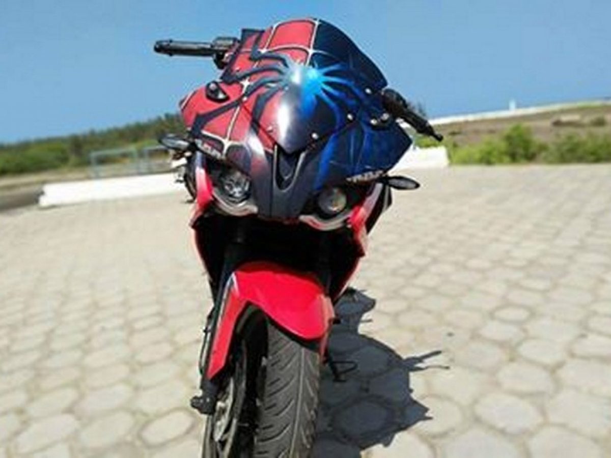 Pulsar Rs0 With Spiderman Livery Is The Coolest Thing Today